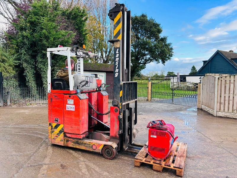 LANCING R16P TL BATTERY FORKLIFT C/W BATTERY CHARGER *VIDEO*