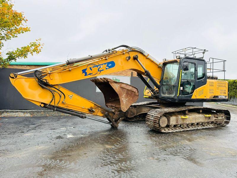 SANY SY215C TRACKED EXCAVATOR*C/W SAFETY GUARDS*VIDEO*