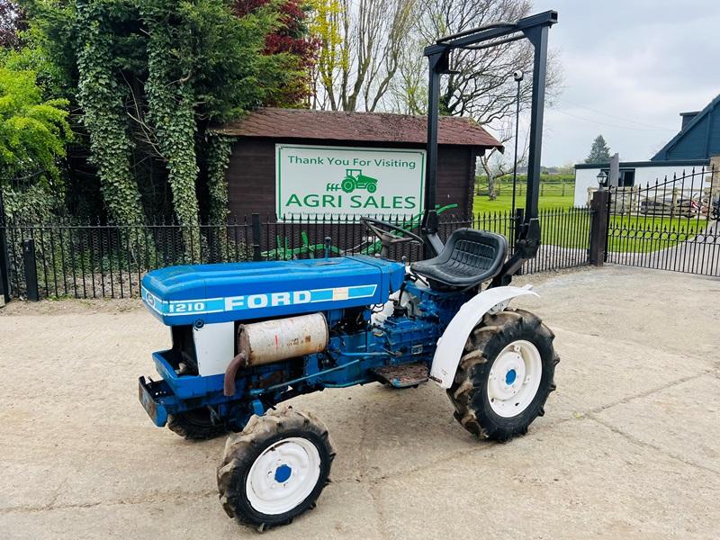 FORD 1210 4WD COMPACT TRACTOR C/W ROLE BAR *VIDEO*