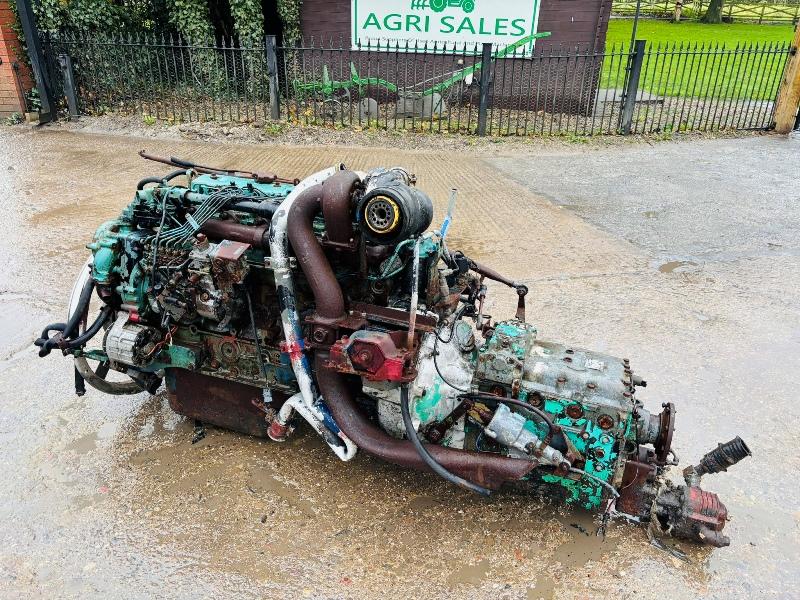 VOLVO TURBO 6 CYLINDER ENGINE & GEAR BOX *VIDEO*