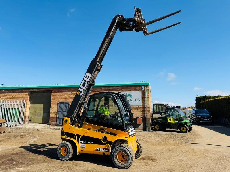 JCB 35D 4WD TELETRUK*YEAR 2014*C/W PALLET TINES*VIDEO*