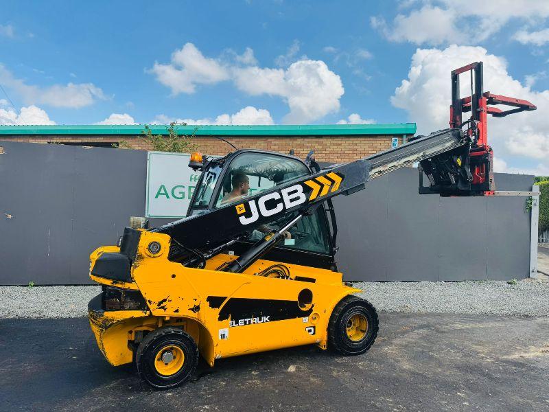 JCB 35D TELETRUK*YEAR 2018*C/W HYDRAULIC BAIL GRAB*VIDEO*