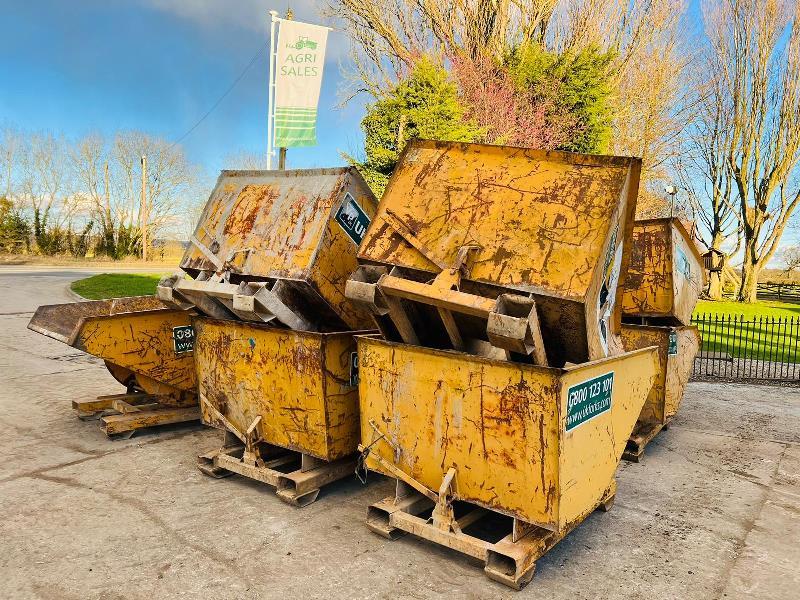 TIPPING SKIP TO SUIT PALLET TINES * ONLY ONE AVAILBLE * 