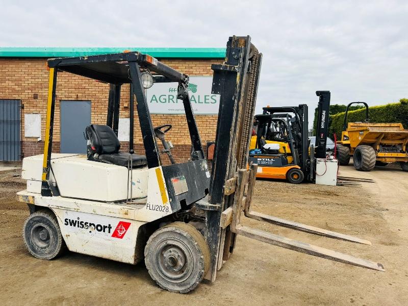 COVENTRY CLIMAX LTD DAQ2.5 1559 FORKLIFT*C/W PALLET TINES*VIDEO*