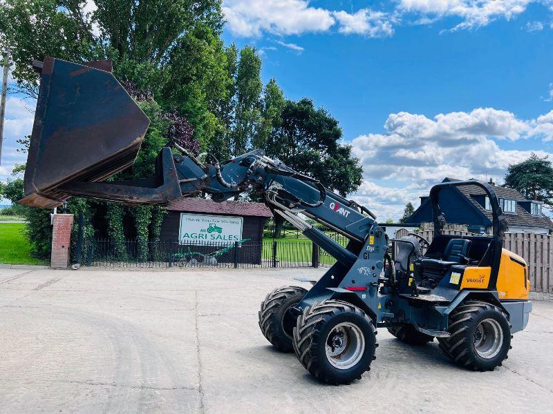 GIANT V6004 4WD TELEHANDLER *YEAR 2012, ONLY 1025 HOURS* C/W BUCKET*VIDEO*