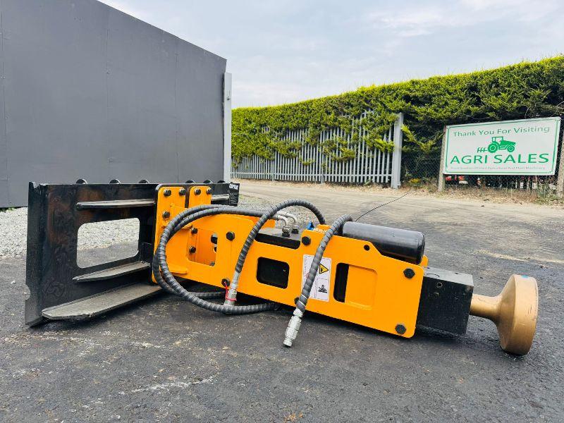 NEW*2025*CAPTOK CK-D680 HYDRAULIC POST KNOCKER TO SUIT SKIDSTEER*VIDEO*