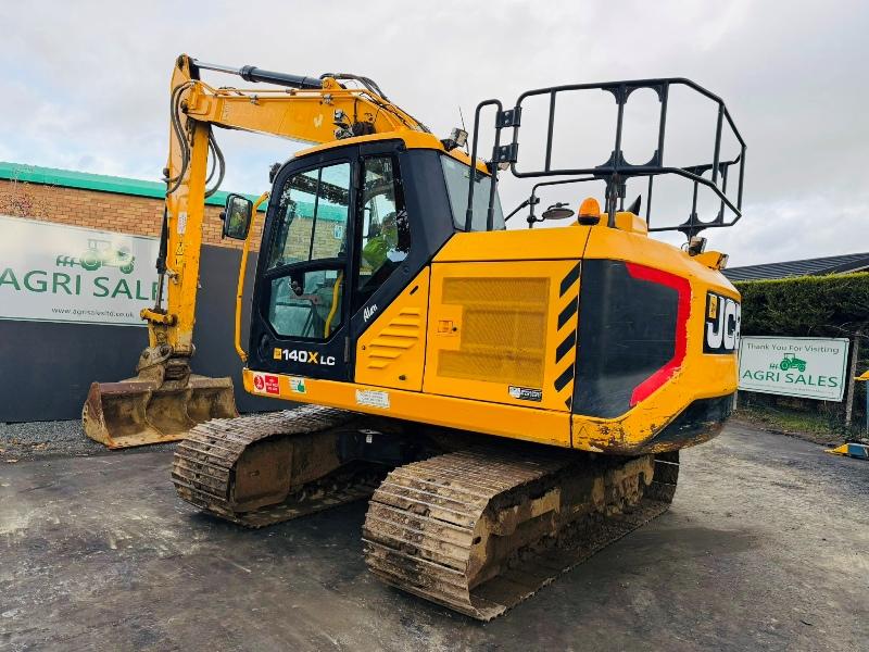 JCB 140XLC TRACKED EXCAVATOR*7007 HOURS*C/W BUCKET*YEAR 2021*VIDEO*