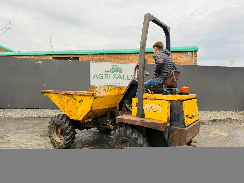 THWAITES 4000 STRAIGHT TIP DUMPER*C/W PERKINS ENGINE*VIDEO*