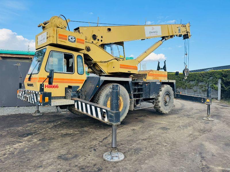 GROVE AT633B MOBILE CRANE*C/W 4X SUPPORT LEGS*VIDEO*