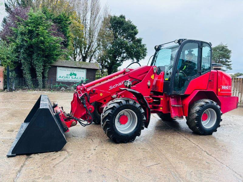 SCHAFFER 9510T 4WD TELEHANDLER *YEAR 2013* C/W BRAND NEW BUCKET *VIDEO*