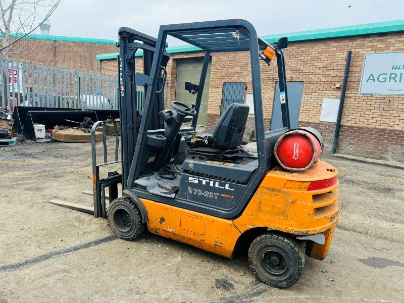 STILL R70-20G FORKLIFT*ENGINE TURNS OVER BUT WONT START*VIDEO*