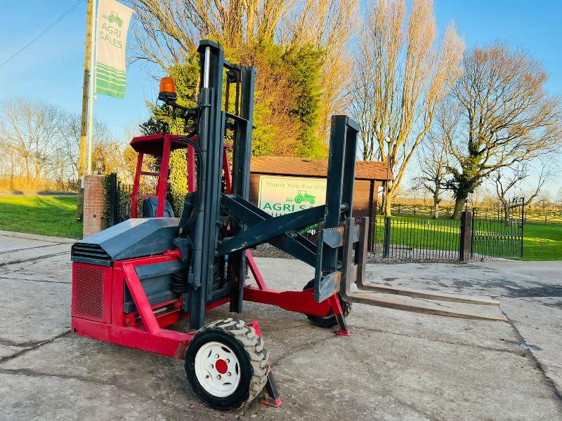 KOOIAAP FORK TRUCK C/W KUBOTA ENGINE & HYDRAULIC PUSH OUT HEAD STOCK *VIDEO*