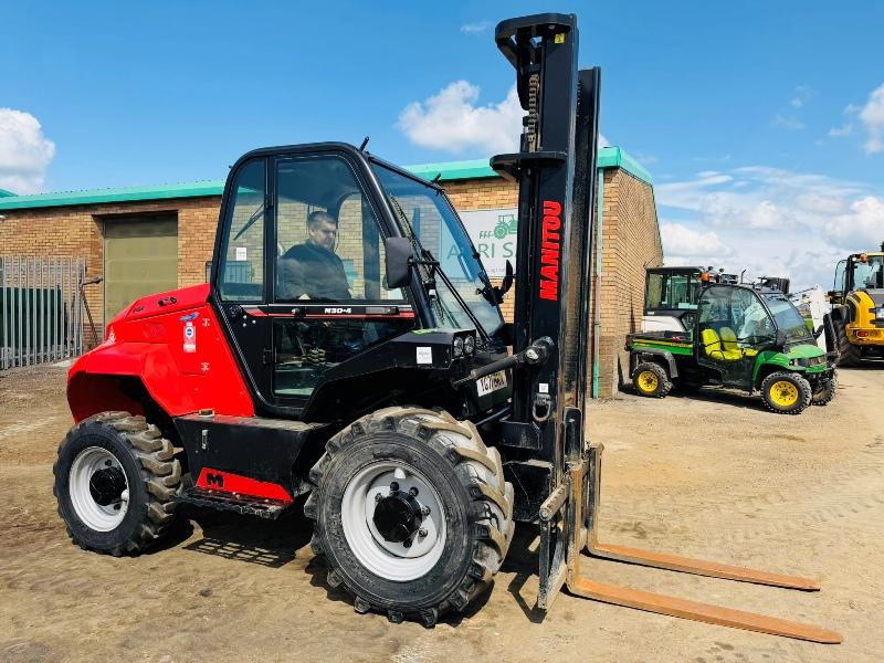 MANITOU M30-4 FORKLIFT*C/W PICK UP HITCH*YEAR 2021*1638 HOURS*VIDEO*