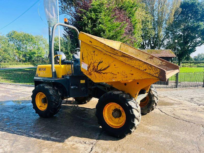 AUSA D600AP 4WD DUMPER * 1829 HOURS * C/W ROLE BAR & KUBOTA ENGINE 