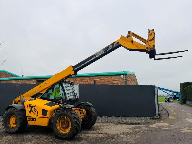 JCB 530-70 4WD TURBO TELEHANDLER*JOYSTICK CONTROLS*VIDEO*