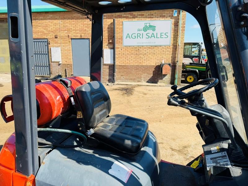 BT GT18 GAS CONTAINER SPEC FORKLIFT*C/W PALLET TINES*VIDEO*