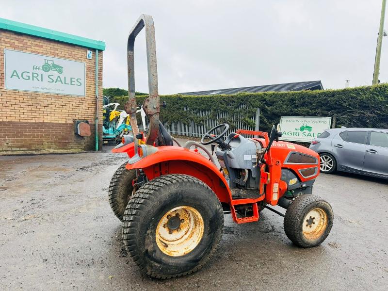 KIOTI CK27 4WD TRACTOR*C/W TURF TYRES*SPARES AND REPAIRS*VIDEO*