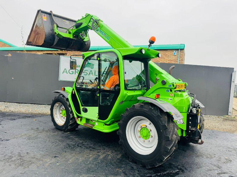 MERLO P32.6+ TELEHANDLER*C/W BUCKET*ENGINE TAP*YEAR 2014*VIDEO*