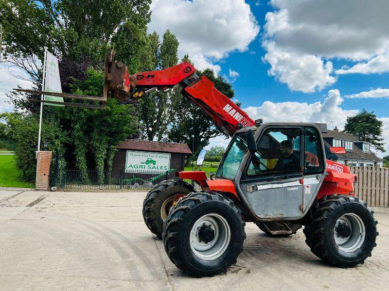 MANITOU MLT628T 4WD TELEHANDLER *6164 HOURS* C/W PALLET TINES *VIDEO*