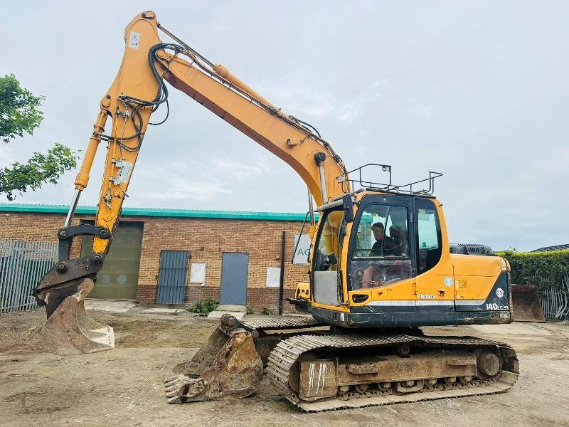 HYUNDAI ROBEX 140LCM-9 EXCAVATOR*C/W 2 BUCKETS*YEAR 2014*VIDEO*