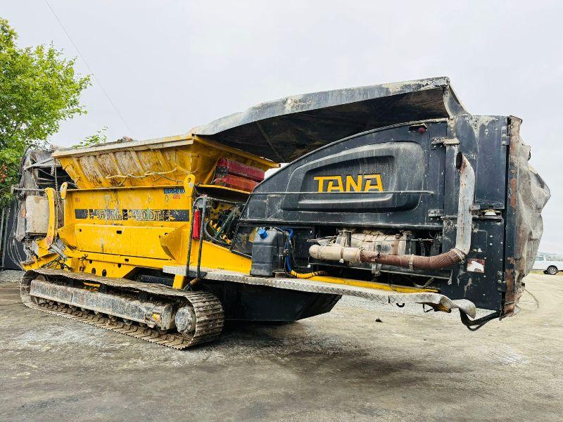 TANA SHARK 440DT INDUSTRIAL SHREDDER*YEAR 2017*C/W REMOTE CONTROL*VIDEO*