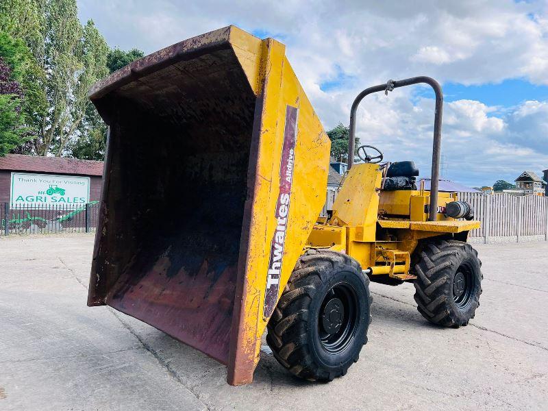 THWAITES ALLDRIVE 6000 4WD DUMPER C/W ROLE BAR & PERKINS ENGINE *VIDEO*