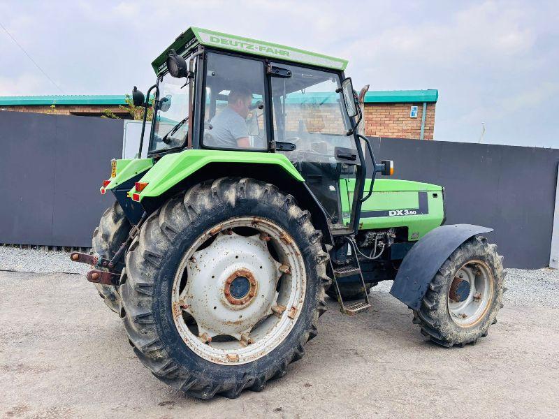 DEUTZ FAHR DX 3.90 4WD TRACTOR *C/W FRONT WEIGHTS*VIDEO*