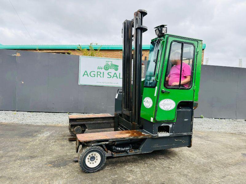 COMBILIFT C4000 DIESEL TRUCK MOUNTED FORKLIFT*C/W FORK POSITIONER*VIDEO*