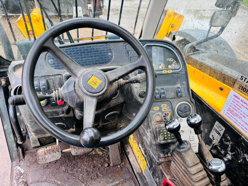 JCB 535-140 HI VIZ 4WD TELEHANDLER *YEAR 2014, 14 METER REACH* C/W TINES *VIDEO*