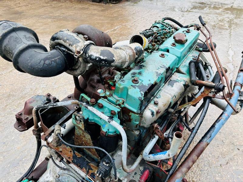 VOLVO TURBO 6 CYLINDER ENGINE & GEAR BOX *VIDEO*
