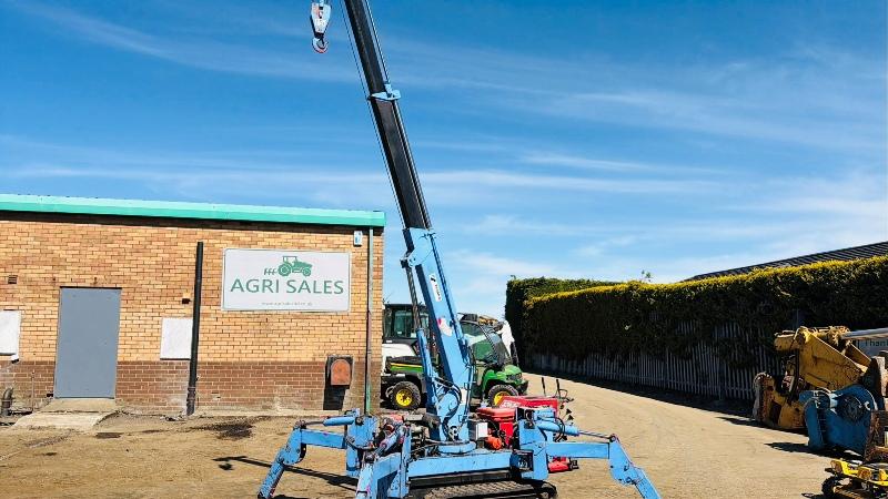 TADANO TRACKED MOBILE SPIDER CRANE*C/W 4X SUPPORT LEGS*VIDEO*