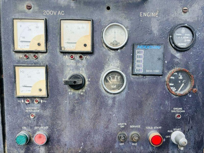 HOUCHIN TOWABLE GENERATOR 100 KVA *CUMMINGS ENGINE*READING 1633 HOURS*