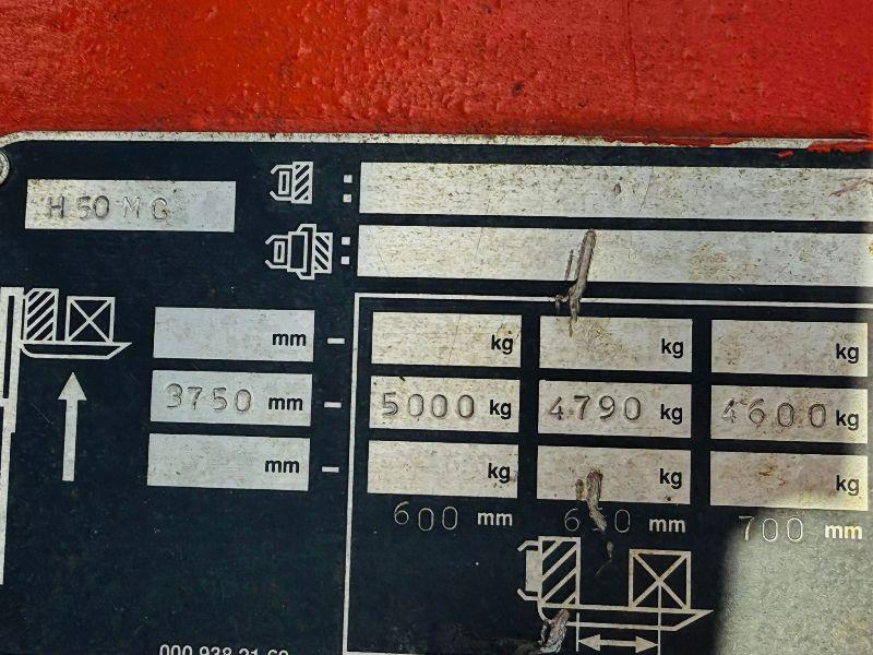 LINDE H50 FORKLIFT*C/W PALLET TINES*VIDEO*