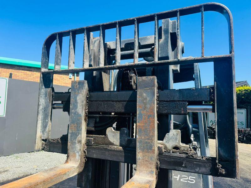 LINDE H25D-03 CONTAINER SPEC FORKLIFT*ONLY 3798 HOURS*VIDEO*