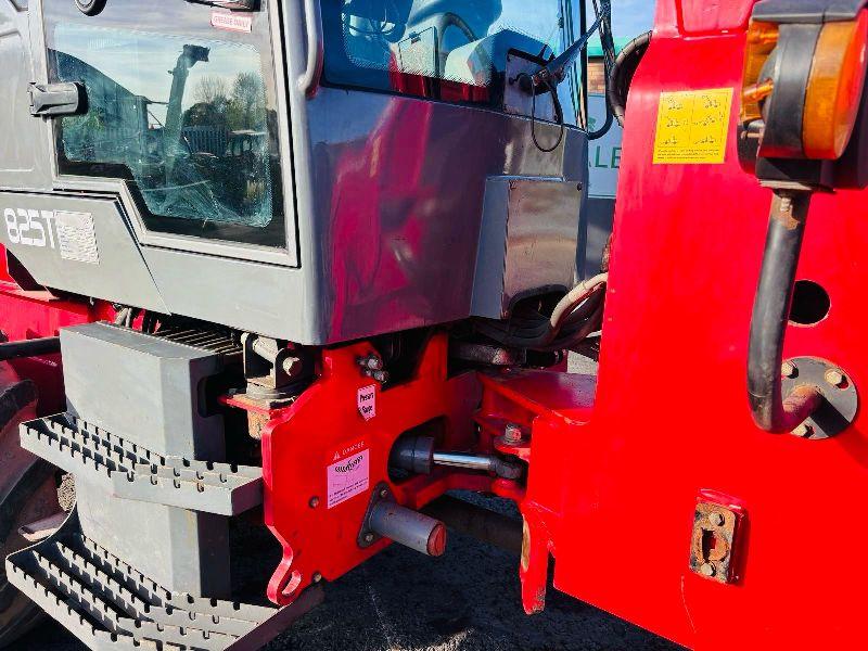 HZM 825T TURBO ARTICULATED TELEHANDLER *C/W BUCKET AND FORKS*READING 618 HOURS*VIDEO*