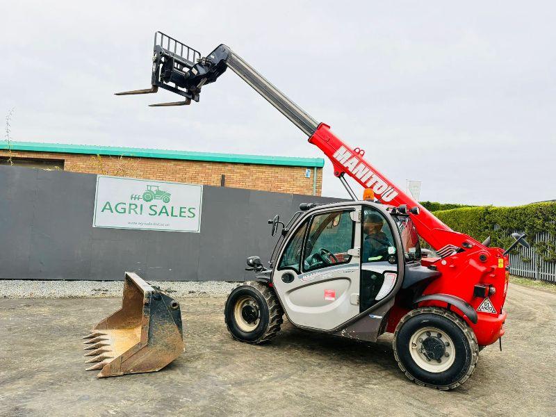 MANITOU MT625 COMFORT TELEHANDLER*C/W PALLET TINES*YEAR 2016*VIDEO*