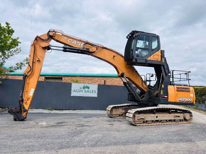 CASE CX290D HIGH RISE CABIN TRACKED EXCAVATOR *YEAR 2017* C/W QUICK HITCH *VIDEO*