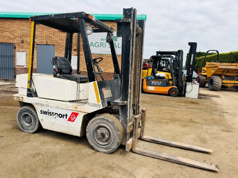 COVENTRY CLIMAX LTD DAQ2.5 1559 FORKLIFT*C/W PALLET TINES*VIDEO*