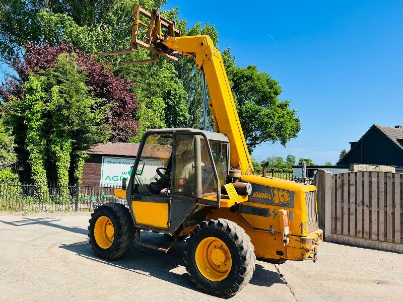 JCB 520 4WD TELEHANDLER C/W PALLET TINES *VIDEO*