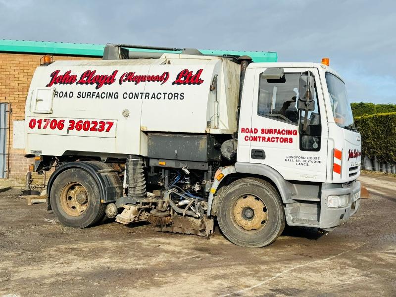 IVECO ML150E21K ROAD SWEEPER LORRY*VIDEO*
