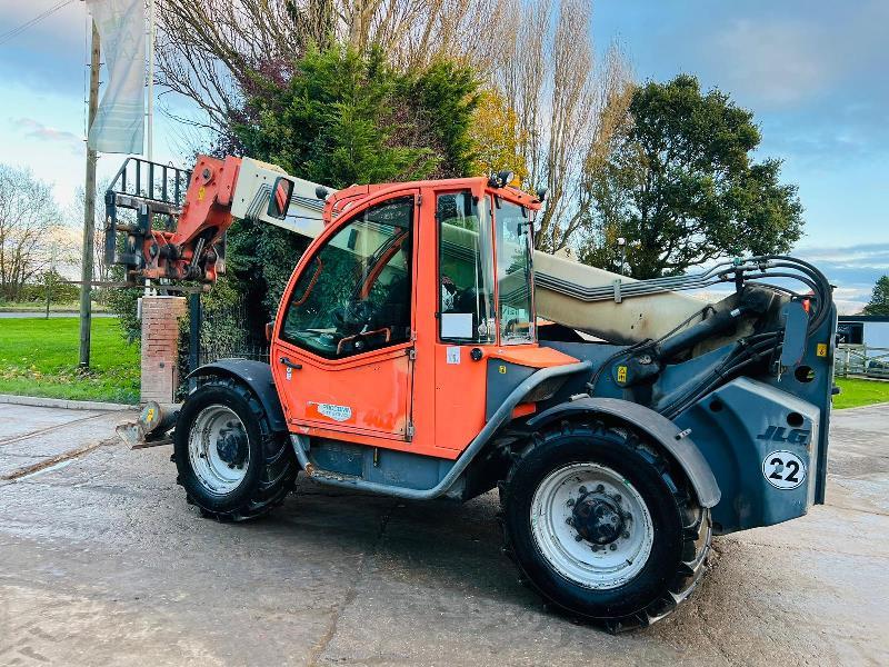 JLG 4013 4WD TELEHANDLER *13 METER REACH* C/W PALLET TINES & PERKINS ENGINE *VIDEO*