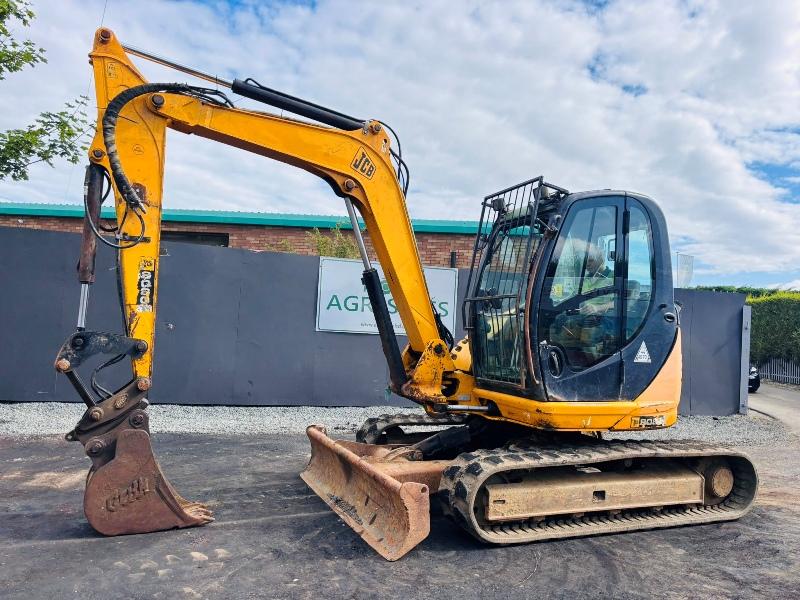 JCB 8080 TRACKED EXCAVATOR*YEAR 2010*C/W BUCKET*VIDEO*