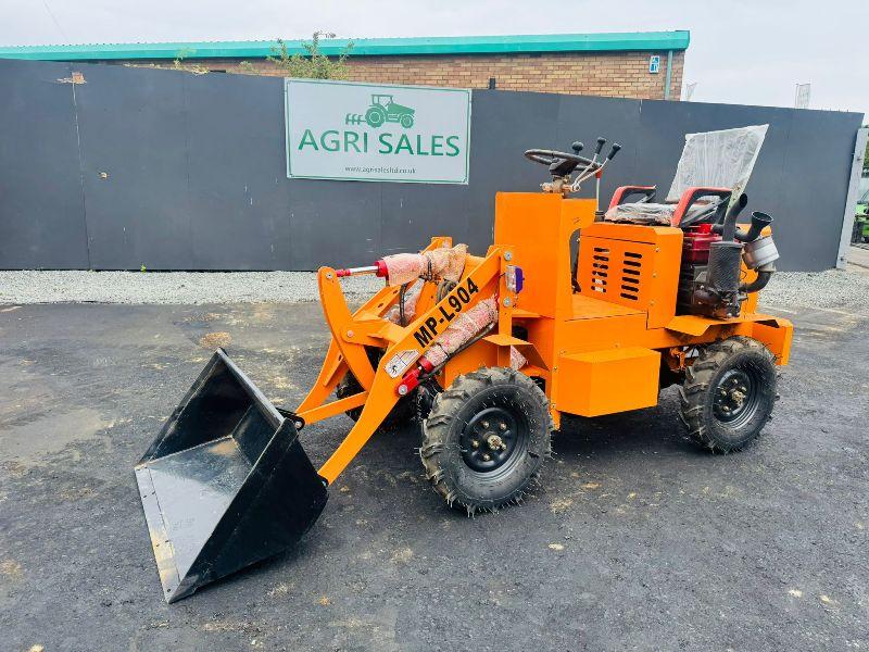 *NEW*UNUSED*MACHPRO MP-L904 WHEELED LOADER*C/W BUCKET*VIDEO*