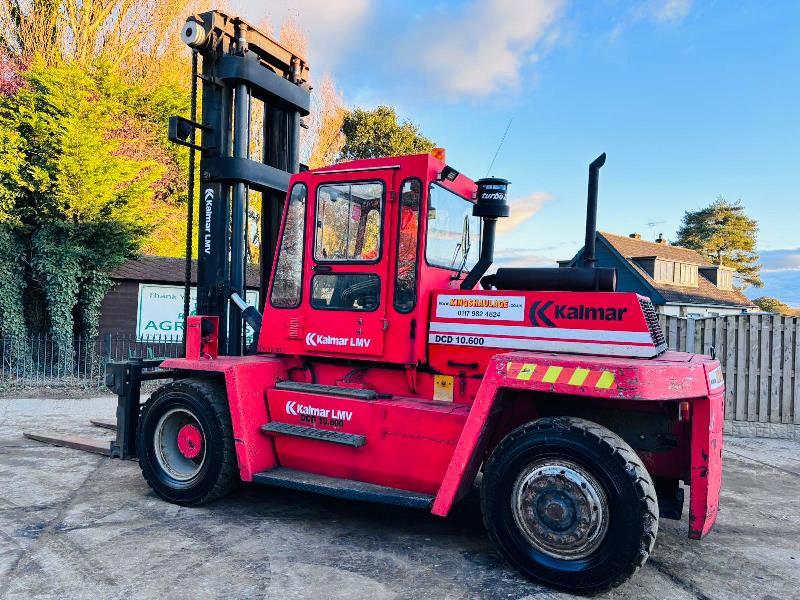 KALMAR LMV DCD 10.600 DIESEL FORKLIFT C/W VOLVO ENGINE *VIDEO*