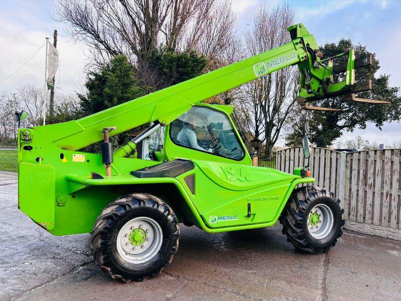 MERLO P60.102 4WD TELEHANDLER *YEAR 2010, 10 METER, 6 TON LIFT* ENGINE SMOKES *VIDEO*