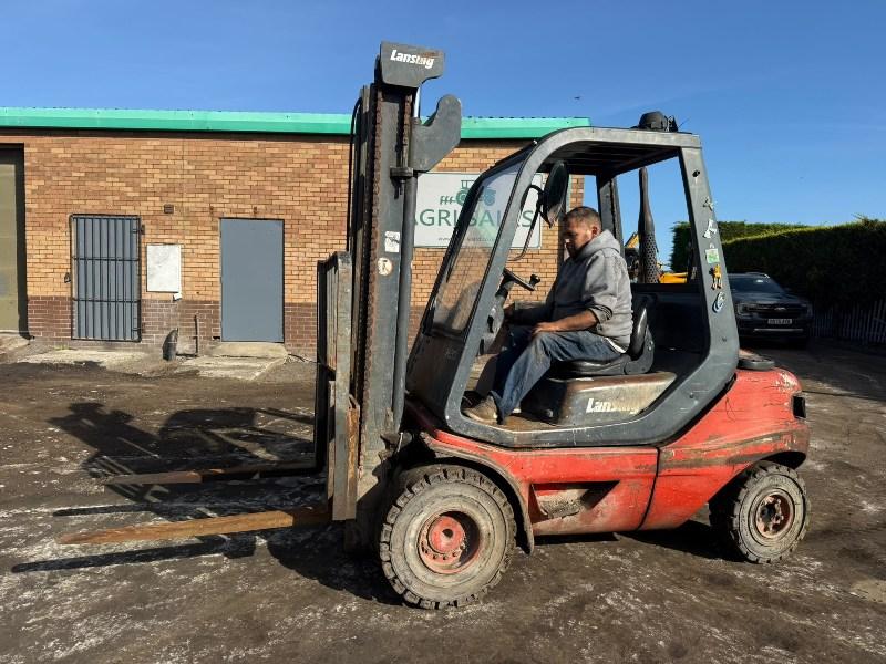 LINDE H30D-03 FORKLIFT*C/W PALLET TINES*VIDEO*