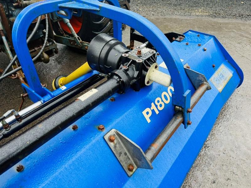 KUBOTA L4150 4WD TRACTOR*C/W RYETECH FLAIL MULCHER*VIDEO*