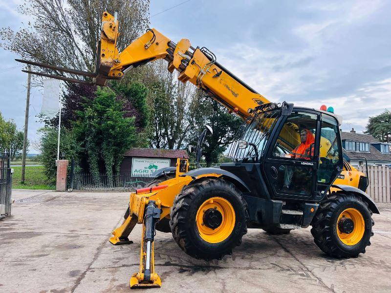 JCB 535-125HI VIZ 4WD TELEHANDLER *YEAR 2015,12.5 METER* C/W TINES *VIDEO*