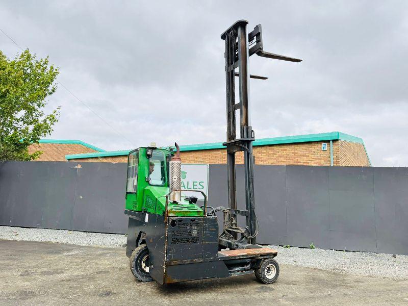 COMBILIFT C4000 DIESEL TRUCK MOUNTED FORKLIFT*C/W FORK POSITIONER*VIDEO*