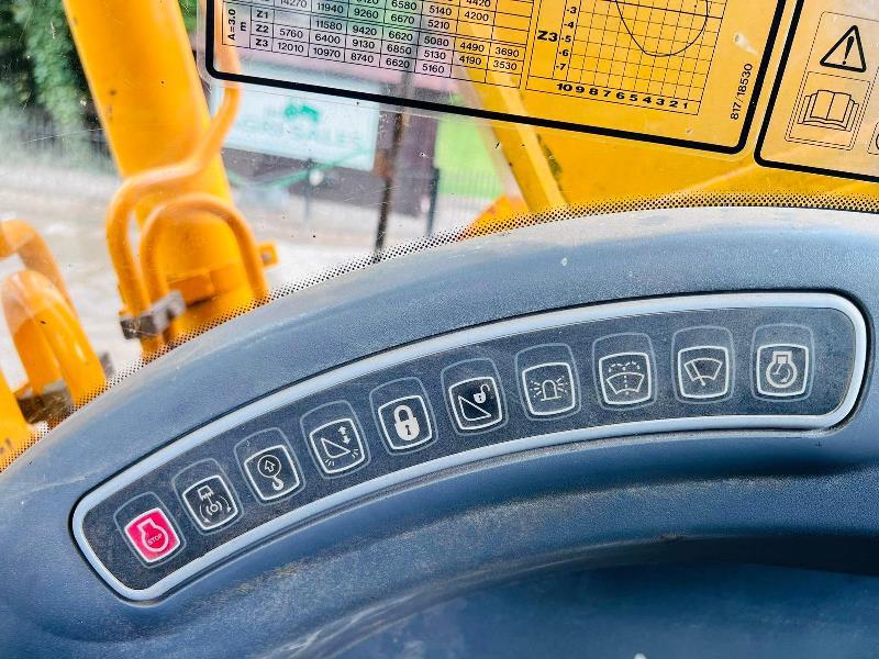 JCB JS220 TRACKED EXCAVATOR *4737 HOURS* C/W QUICK HITCH & ROTATING SELECTOR GRAB *VIDEO*